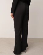elsa.m by may Pantaloni Clopot Clasici Negri cu Talie Înaltă Qinna