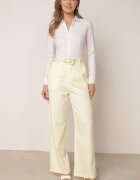 elsa.m by may Pantaloni de costum largi cu curea și cataramă pătrată Khlorile Galbeni