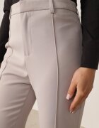 elsa.m by may Pantaloni Gri Clasici Evazati cu Talie Inalta Qinna