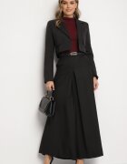 elsa.m by may Pantaloni Negri culotte imitație de fustă cu curea inclusă Azivena