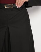 elsa.m by may Pantaloni Negri culotte imitație de fustă cu curea inclusă Azivena