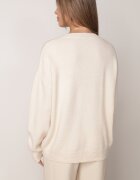 elsa.m by may Pulover bej deschis cu bumbac Oversize Yorate