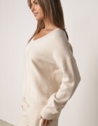 elsa.m by may Pulover bej deschis cu bumbac Oversize Yorate