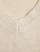elsa.m by may Pulover bej deschis cu bumbac Oversize Yorate