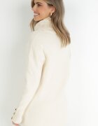 elsa.m by may Pulover Bej deschis Tricotat cu Mânecă lungă și nasturi Cihn