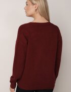 elsa.m by may Pulover Bordo din Bumbac Oversize Yorate
