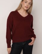 elsa.m by may Pulover Bordo din Bumbac Oversize Yorate