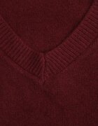 elsa.m by may Pulover Bordo din Bumbac Oversize Yorate
