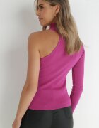elsa.m by may Pulover Fucsia pe Un Umar din Tricot Reiat Kennet