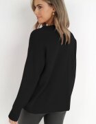 elsa.m by may Pulover Negru cu Bumbac Oversize Yorate