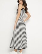 elsa.m by may Rochie Albă din Viscoză cu bretele în dungi Zalitene
