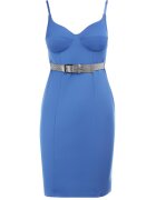 elsa.m by may Rochie Albastră cu Curea Naesassa