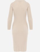 elsa.m by may Rochie Bej deschis Tricotată Amathestra