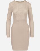 elsa.m by may Rochie bej închis tricotată Olomeda