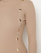 elsa.m by may Rochie bej închis tricotată Ovene
