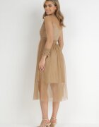 elsa.m by may Rochie bej închisă Describi