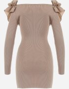 elsa.m by may Rochie Bejă Spaniolă Mini cu Volane Xerxeni