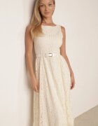 elsa.m by may Rochie de seară din dantelă cu vâscoză bumbac și curea Sabose Bej