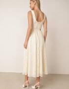 elsa.m by may Rochie de seară din dantelă cu vâscoză bumbac și curea Sabose Bej