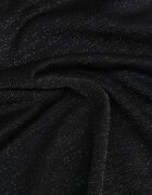 elsa.m by may Rochie Neagră Ajustată cu Fir Sclipitor Elizia