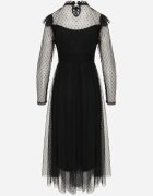 elsa.m by may Rochie neagră cu dantelă și tul Nemila