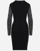 elsa.m by may Rochie Neagră Mini cu Model Geometric cu Paiete Acatina