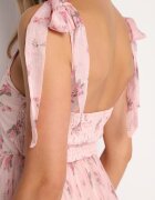 elsa.m by may Rochie Plisată Roz cu bretele cu elastic în talie Cerasea