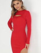 elsa.m by may Rochie Roșie din tricot Janniero