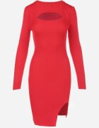 elsa.m by may Rochie Roșie din tricot Janniero