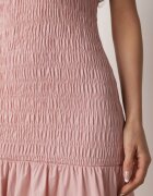 elsa.m by may Rochie Roz Încrețită Fără Mâneci cu Talie Joasă Natirea