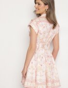 elsa.m by may Rochie Roz Viscoză cu croială tip cămașă cu curea cu cataramă Nitariela