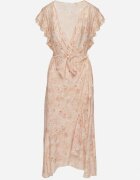 elsa.m by may Rochie Rozalie de bumbac cu croi asimetric cu volane și imprimeu floral Jommea