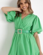 elsa.m by may Rochie Verde cu Curea Moniphae