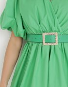 elsa.m by may Rochie Verde cu Curea Moniphae