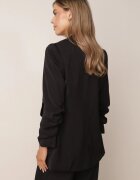 elsa.m by may Sacou boxy fără închidere cu fronseuri pe mâneci Annaloa Negru
