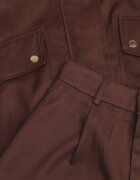 elsa.m by may Set pantaloni Alladynki și geacă bomber cu guler tip tunică și buzunare cu capse Zapara Maro