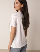 elsa.m by may T-shirt alb Decorat cu Circonii Colorate Wiadea