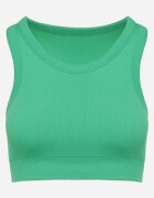 elsa.m by may Top Sport Verde cu Dungi cu Cupe Detașabile Ivafa