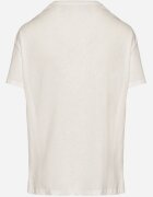 elsa.m by may Tricou Alb cu Spate Asimetric și Broderie Decorativă Ninissara