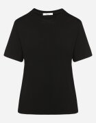 elsa.m by may Tricou negru din viscoză în stil clasic Arivoria