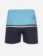 emt Pantaloni scurți Albastru-bleumarin cu elastic în talie și buzunare cu fermoar Liravione