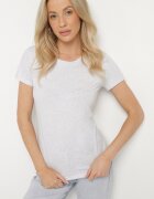 emt T-shirt Clasic Gri deschis din bumbac Olinisea