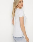 emt T-shirt Clasic Gri deschis din bumbac Olinisea