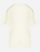 emt T-shirt Galben Oversize cu Dantelă decorativă și Perle Elanoriel