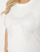 emt Tricou Alb cu model cu Zirconiu Olisellea