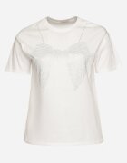 emt Tricou Alb cu model cu Zirconiu Olisellea