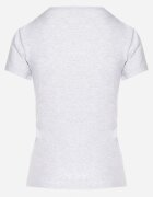 emt Tricou De bumbac Gri deschis cu Inimă și Text Olirwenna