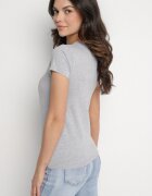 emt Tricou din bumbac Gri închis cu Imprimeu cu Zirconii Karissen