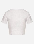emt Tricou Gri deschis de bumbac cu imprimeu și lanț Olimelia