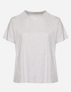 emt Tricou Gri deschis din Bumbac cu Decolteu în V Aveltebia